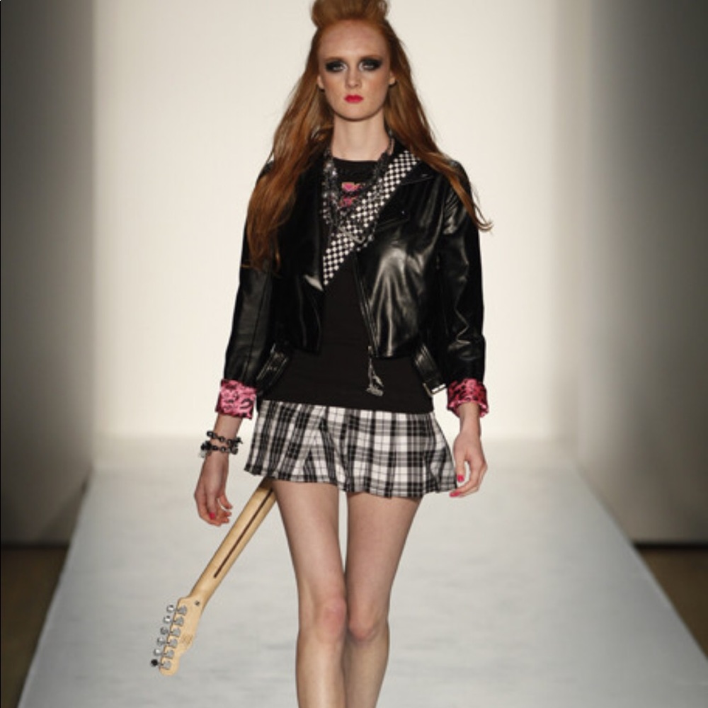 New Avril Lavignes Abbey Dawn Leather Biker Jacket
